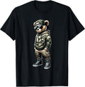 Camo Hip Hop Teddy Bear Cool Rapper Streetwear - Adult & Kids T-Shirts, Sweatshirts & Hoodies apparel design preview 1