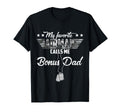 My Favorite Airman Calls Me Bonus Dad T-Shirt - Graphic Print Men Women - T-Shirt, Sweatshirt, Hoodie