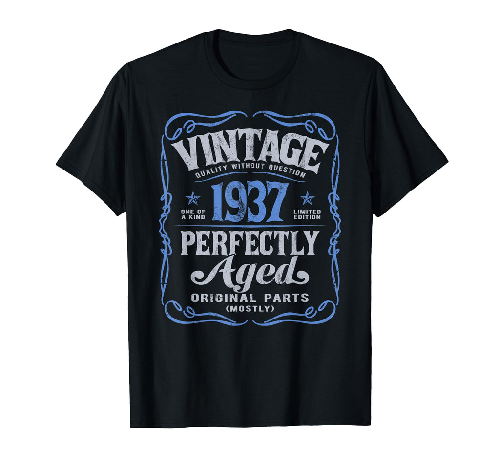 Born 1937 88Th Birthday T-Shirt - Aesthetic Graphic Men Women - T-Shirt, Sweatshirt, Hoodie