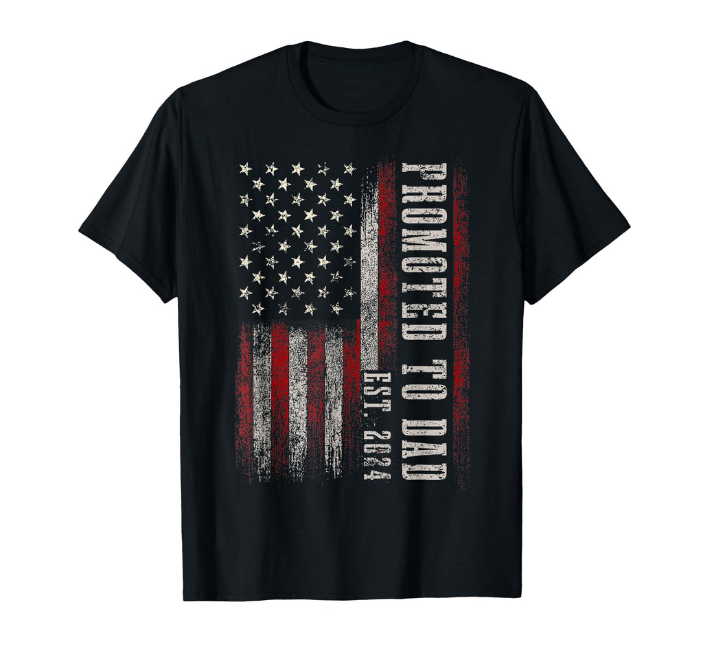 Promoted To Dad Est 2024 New Daddy T-Shirt - Streetwear Style for Adults - T-Shirt, Sweatshirt, Hoodie