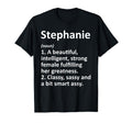 Stephanie Definition Personalized Name T-Shirt - Trendy Graphic for Adults - T-Shirt, Sweatshirt, Hoodie