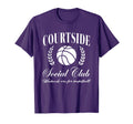 Courtside Social Club Basketball T-Shirt - Graphic Print for Adults - T-Shirt, Sweatshirt, Hoodie