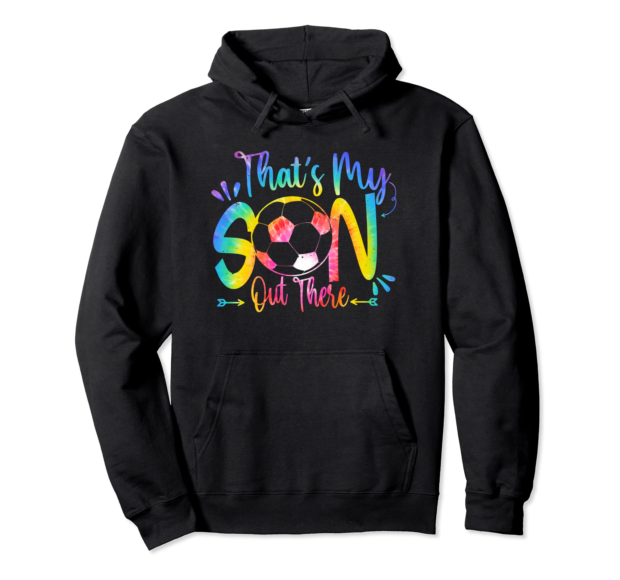 Thats My Son Out There Soccer Mom Dad Hoodie - Novelty Apparel for Adults - T-Shirt, Sweatshirt, Hoodie