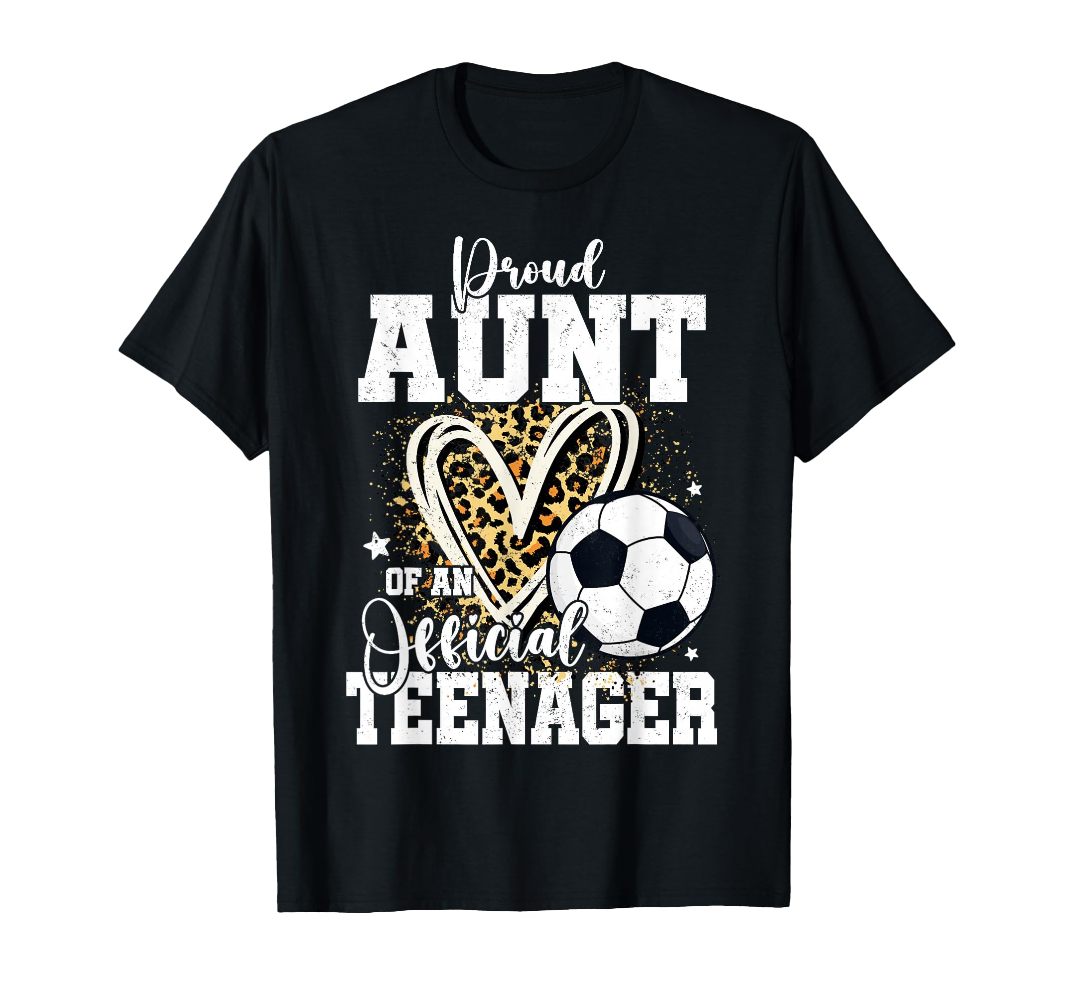 Proud Aunt Teenager 13Th Birthday T-Shirt - Minimalist Print for Adults - T-Shirt, Sweatshirt, Hoodie