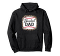 Baseball Fathers Day Dad Hoodie - Casual Everyday Wear Unisex - T-Shirt, Sweatshirt, Hoodie