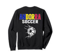 Andorra Soccer Ball Net Andorran Sweatshirt - Aesthetic Graphic for Adults - T-Shirt, Sweatshirt, Hoodie