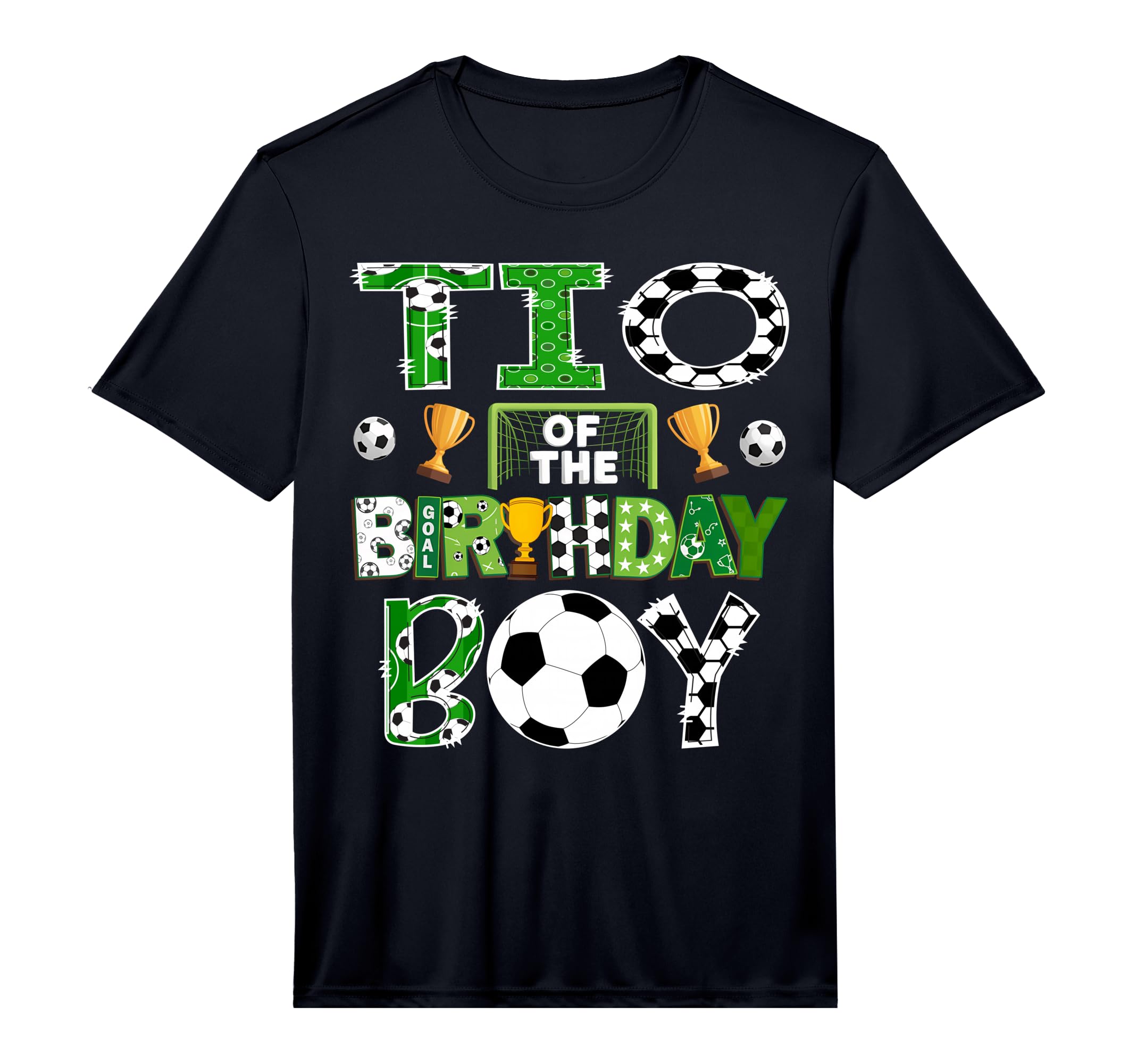 Tio Birthday Soccer Player Game Day T-Shirt - Aesthetic Graphic for Adults - T-Shirt, Sweatshirt, Hoodie
