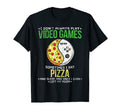 Gaming Funny Pizza Quotes Video Gamer T-Shirt - Trendy Graphic for Adults - T-Shirt, Sweatshirt, Hoodie
