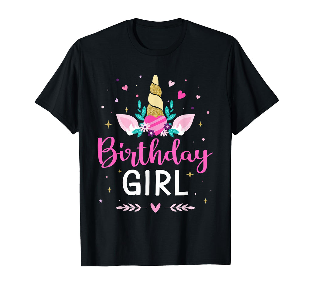 Birthday Princess Matching Family Unicorn T-Shirt - Unique Graphic Unisex - T-Shirt, Sweatshirt, Hoodie