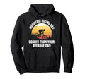 Daddy Mountain Biking Dad Cooler Than Hoodie - Custom Art Print for Adults - T-Shirt, Sweatshirt, Hoodie