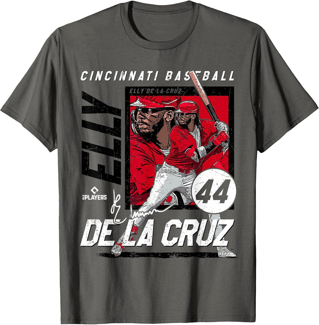 Elly De La Cruz Cincinnati Baseball Players - Adult & Kids T-Shirts, Sweatshirts & Hoodies apparel design preview 1