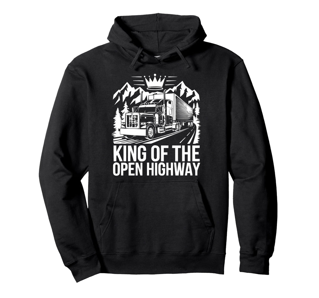 Long Haul Trucker Truck Driver Proud Hoodie - Minimalist Print Men Women - T-Shirt, Sweatshirt, Hoodie