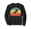 Ski Sunset Skier Skiing Dad Ski Sweatshirt - Aesthetic Graphic for Adults - T-Shirt, Sweatshirt, Hoodie