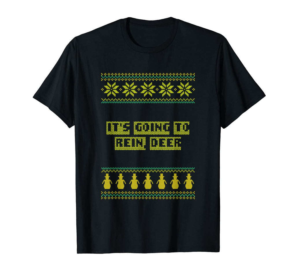 Its Going To Rein Deer Dad Jokes T-Shirt - Minimalist Print Men Women - T-Shirt, Sweatshirt, Hoodie