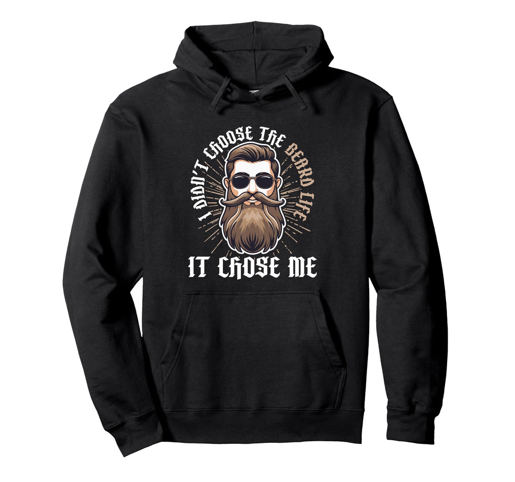 Bearded Facial Hair Fathers Day Dad Hoodie - Aesthetic Graphic Men Women - T-Shirt, Sweatshirt, Hoodie