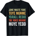 Toye Monme Yorall Rediii - Adult & Kids T-Shirts, Sweatshirts & Hoodies apparel design preview 1