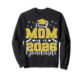 Super Proud Mom 2026 Graduate Senior Sweatshirt - Unique Graphic Unisex - T-Shirt, Sweatshirt, Hoodie