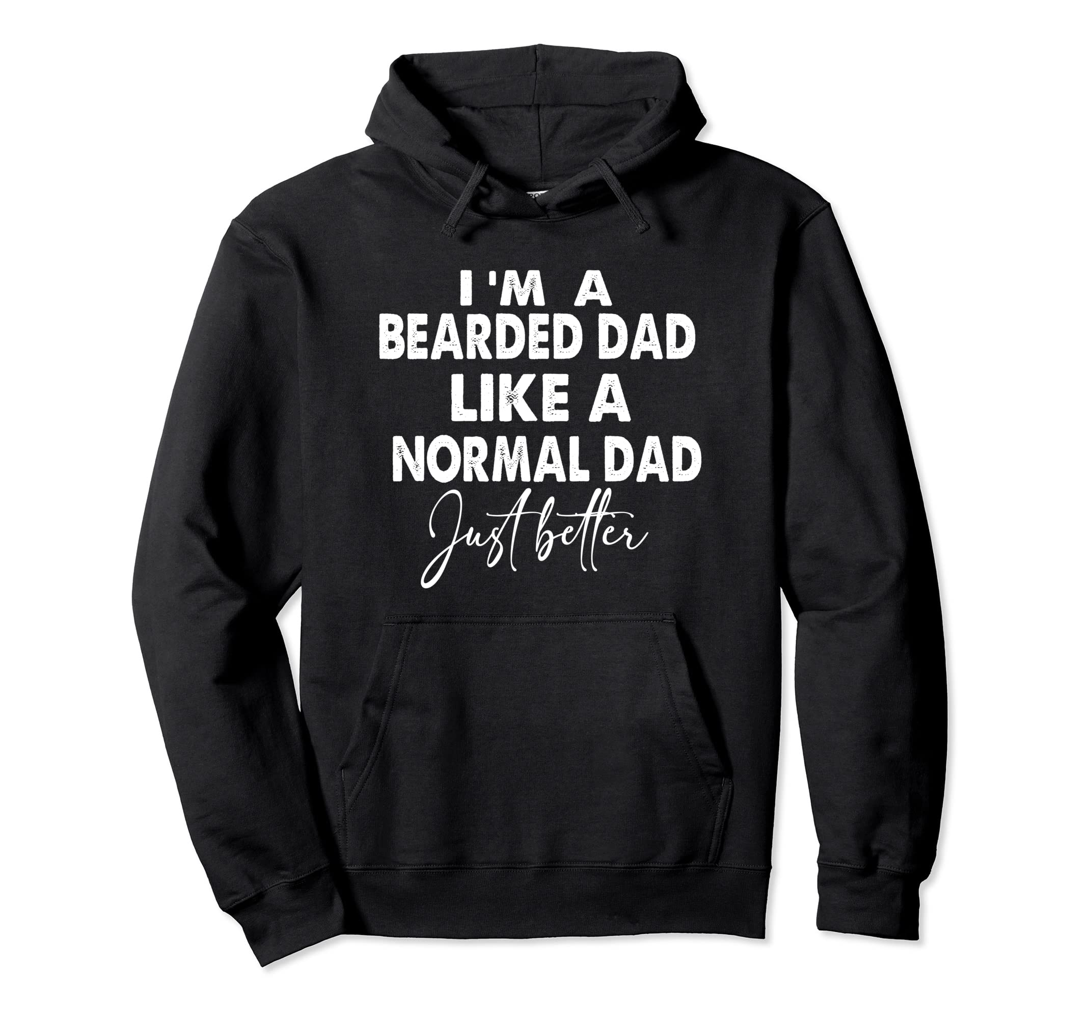 Bearded Dad Mens Beard Daddy Funny Hoodie - Aesthetic Graphic for Adults - T-Shirt, Sweatshirt, Hoodie