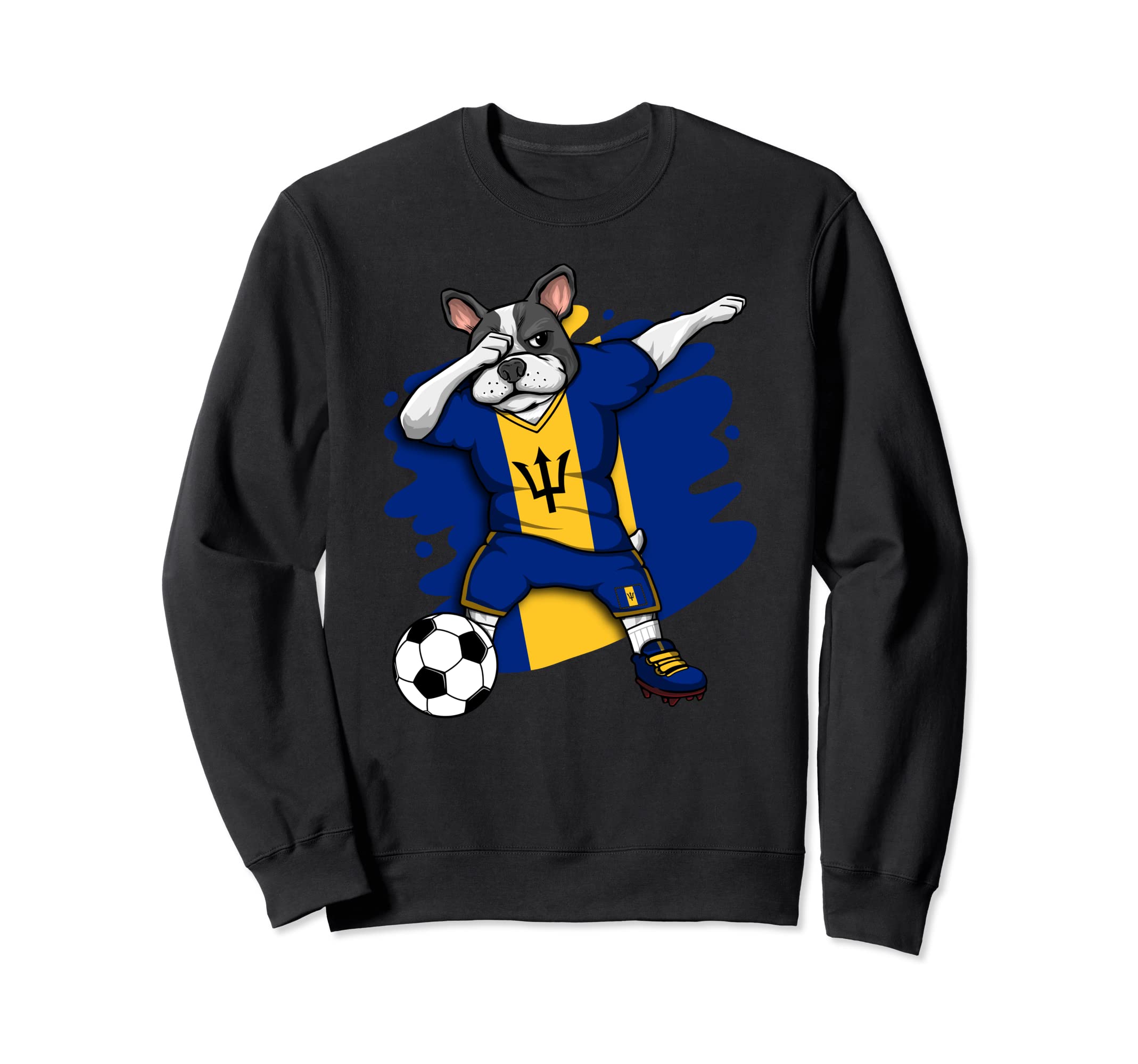 Dabbing French Bulldog Barbados Sweatshirt - Fun Novelty Design Men Women - T-Shirt, Sweatshirt, Hoodie