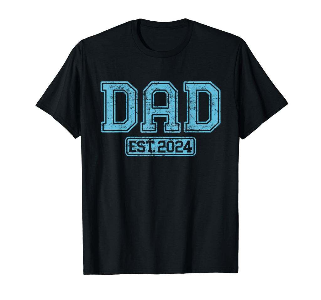Dad 2024 Father 2024 Soon To Be Dad Est T-Shirt - Trendy Graphic Unisex - T-Shirt, Sweatshirt, Hoodie