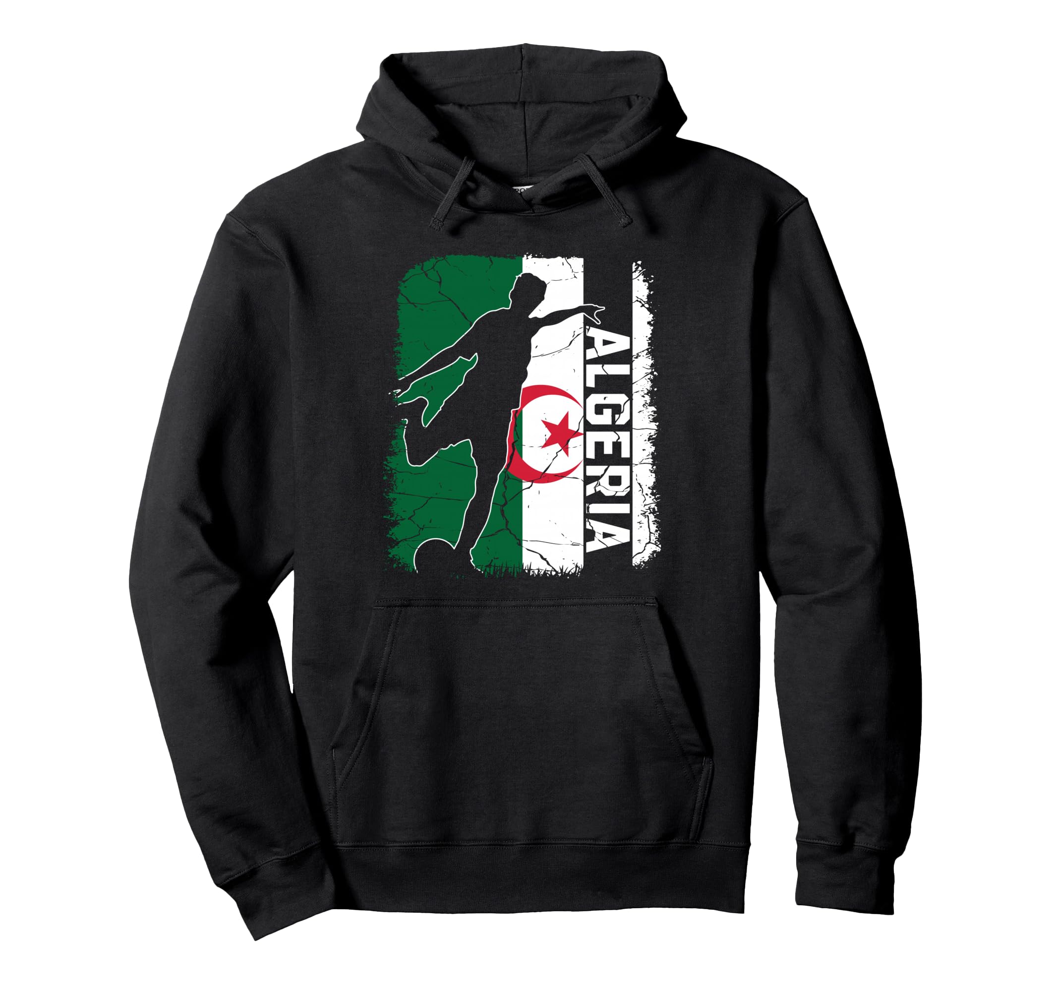 Algeria Soccer Team Algeria Flag Jersey Hoodie - Graphic Print Men Women - T-Shirt, Sweatshirt, Hoodie