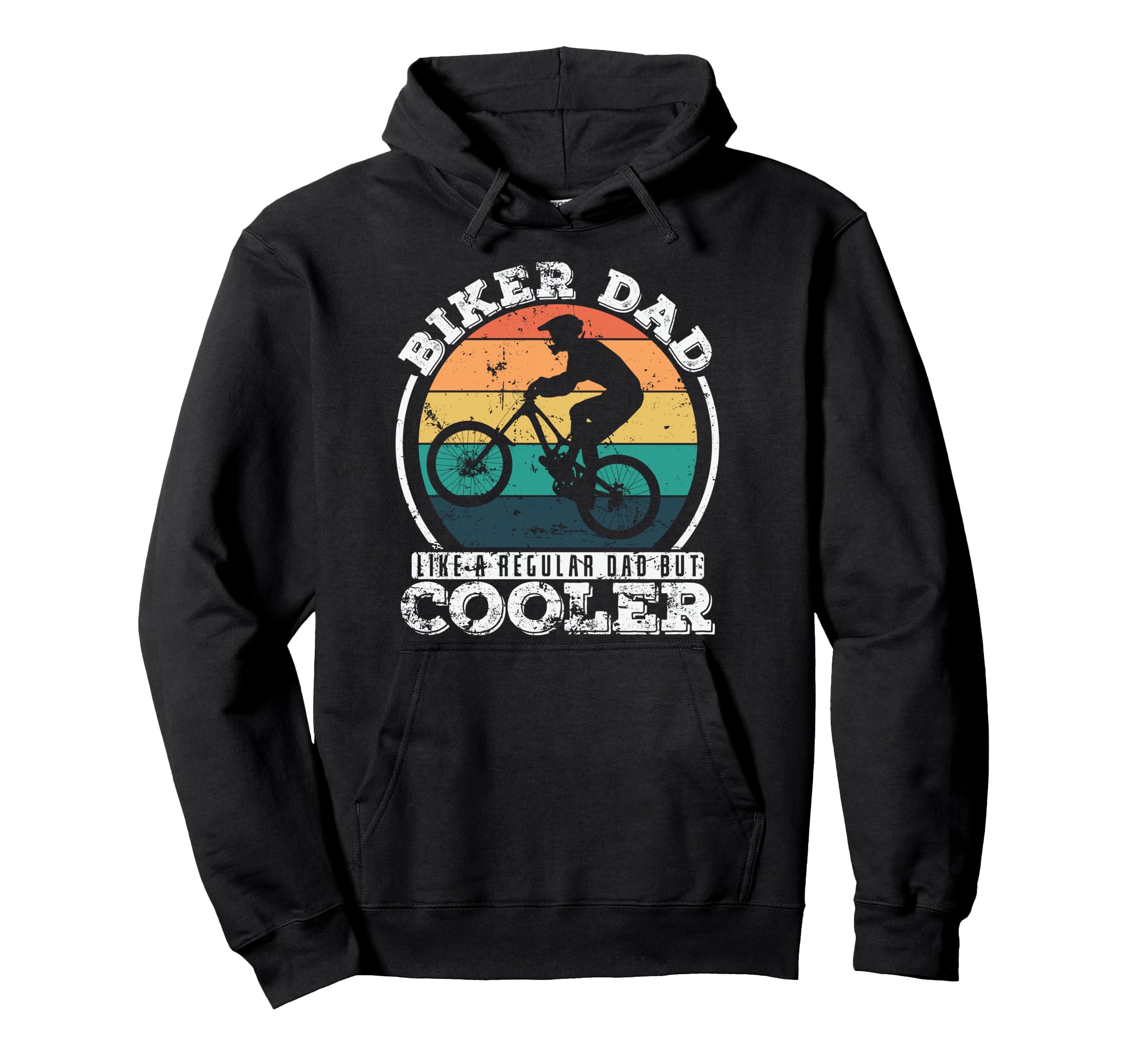 Biker Dad Like Regular Dad But Cooler Hoodie - Streetwear Style for Adults - T-Shirt, Sweatshirt, Hoodie