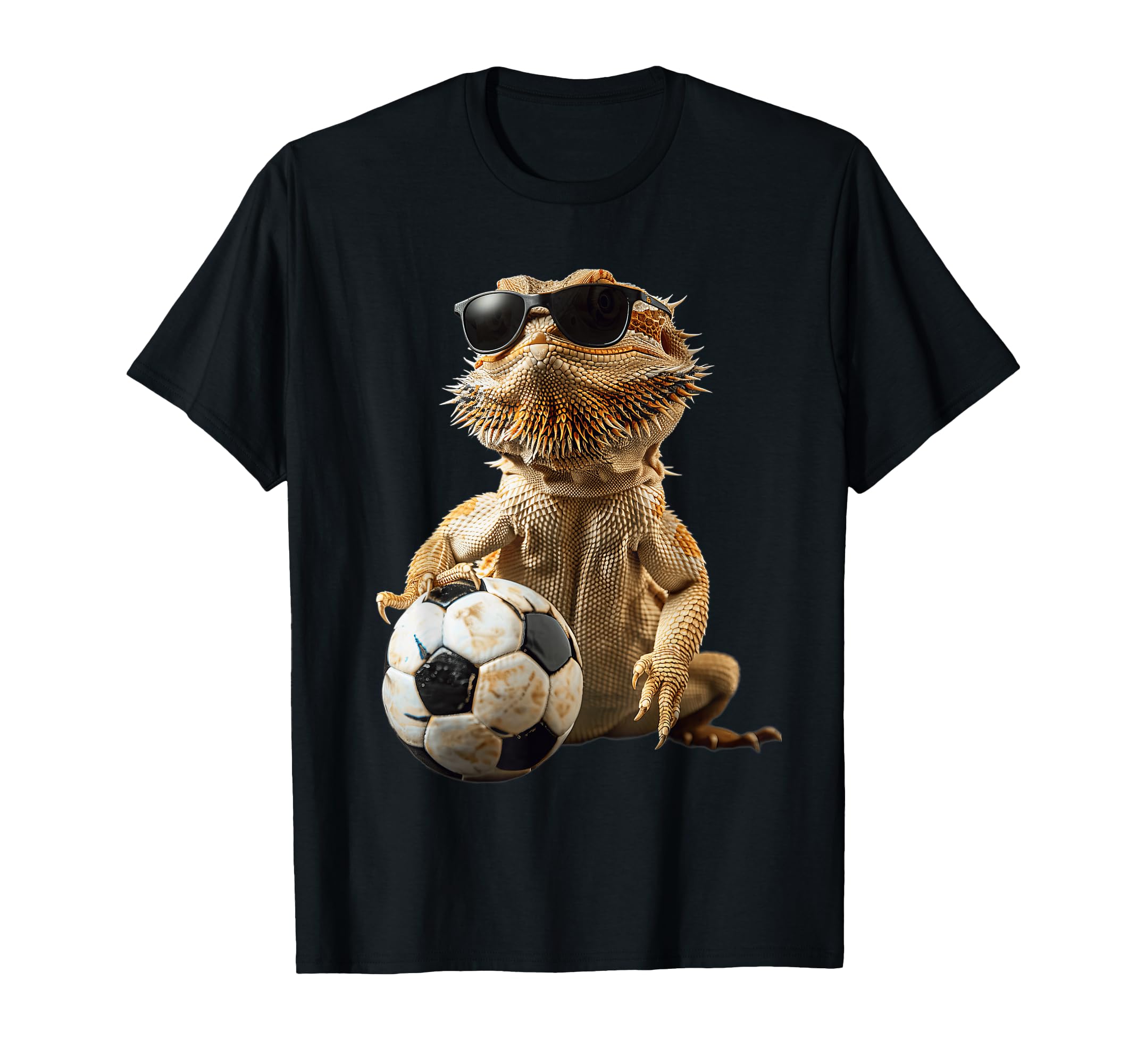 Bearded Dragon Soccer T-Shirt - Fun Novelty Design Unisex - T-Shirt, Sweatshirt, Hoodie