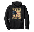 Usa Dad Veteran Father Military Hoodie - Casual Everyday Wear Unisex - T-Shirt, Sweatshirt, Hoodie