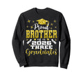 Proud Brother Three 2026 Graduates Sweatshirt - Graphic Print for Adults - T-Shirt, Sweatshirt, Hoodie