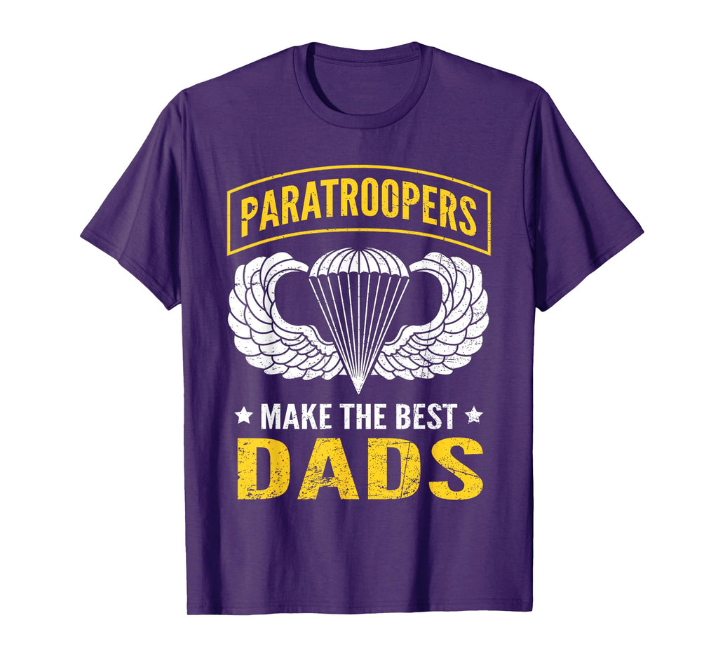 Paratroopers Make Best Dads T-Shirt - Fun Novelty Design for Adults - T-Shirt, Sweatshirt, Hoodie