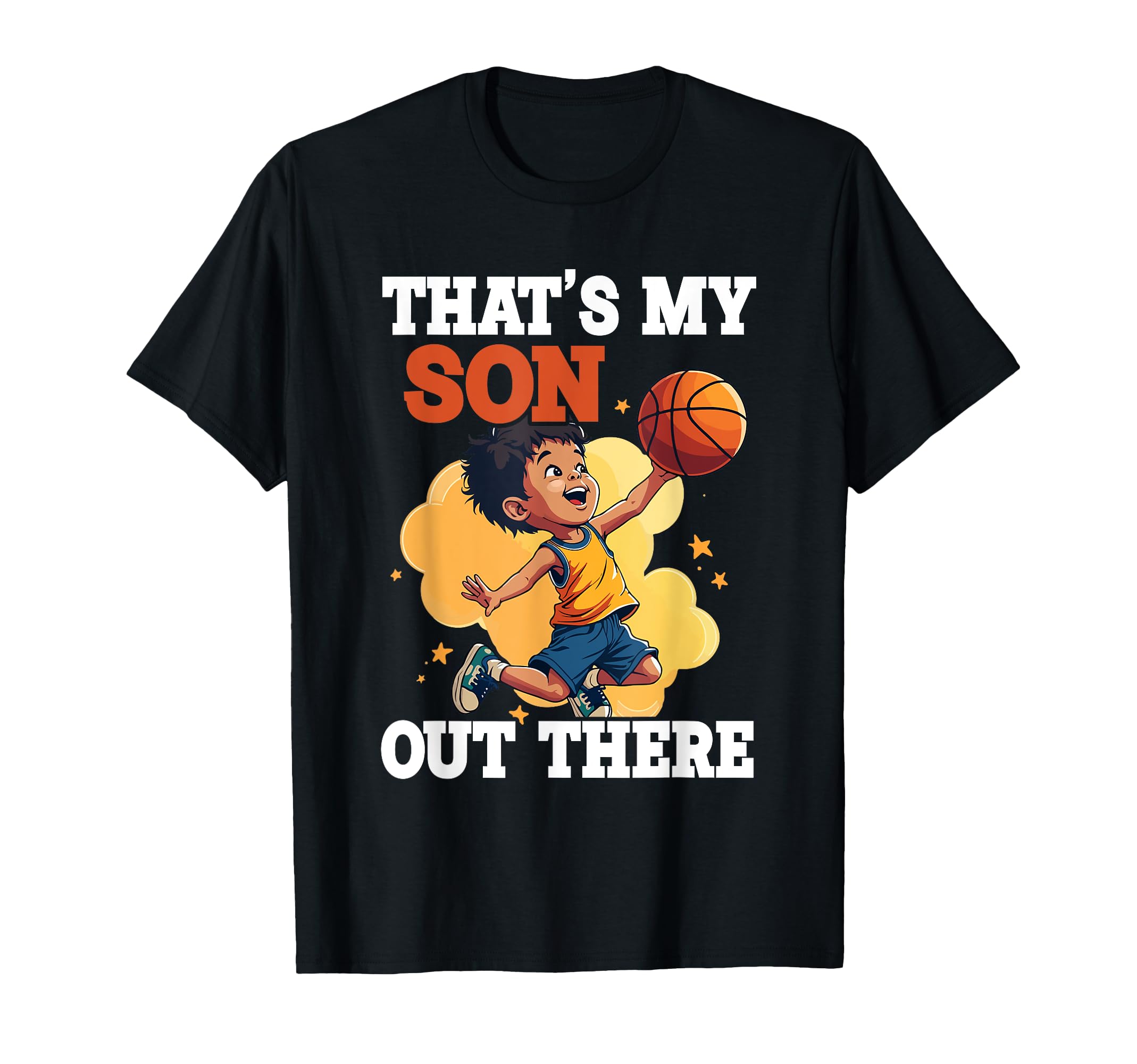 Fathers Day Basketball Dad Game Day T-Shirt - Trendy Graphic for Adults - T-Shirt, Sweatshirt, Hoodie