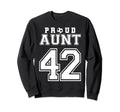 Number 42 Custom Proud Soccer Sweatshirt - Novelty Apparel Men Women - T-Shirt, Sweatshirt, Hoodie