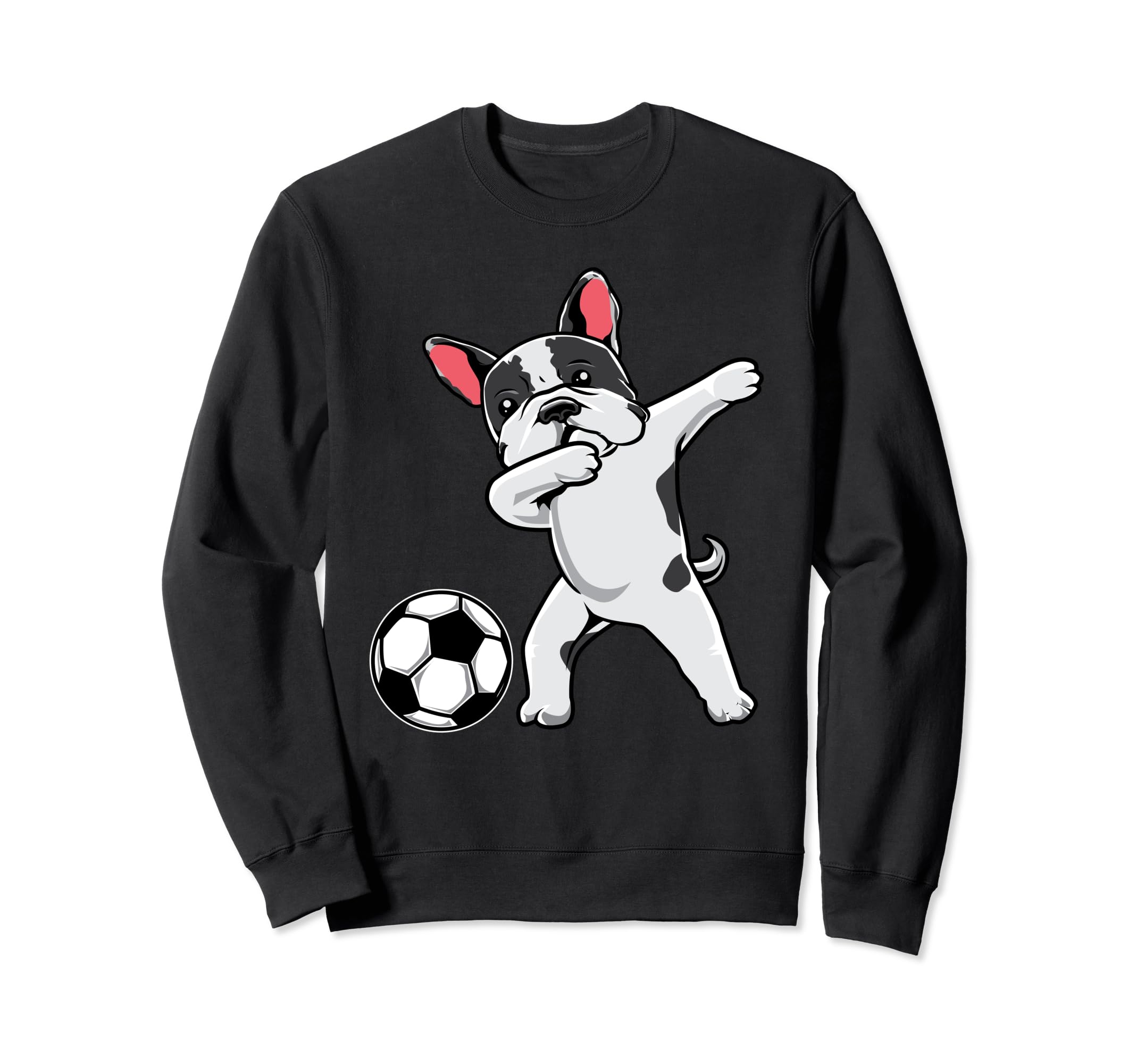 Dabbing French Bulldog Frenchie Dab Sweatshirt - Unique Graphic Unisex - T-Shirt, Sweatshirt, Hoodie