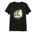 4 Soccer Birthday Gift Soccer Fan T-Shirt - Unique Graphic Men Women - T-Shirt, Sweatshirt, Hoodie