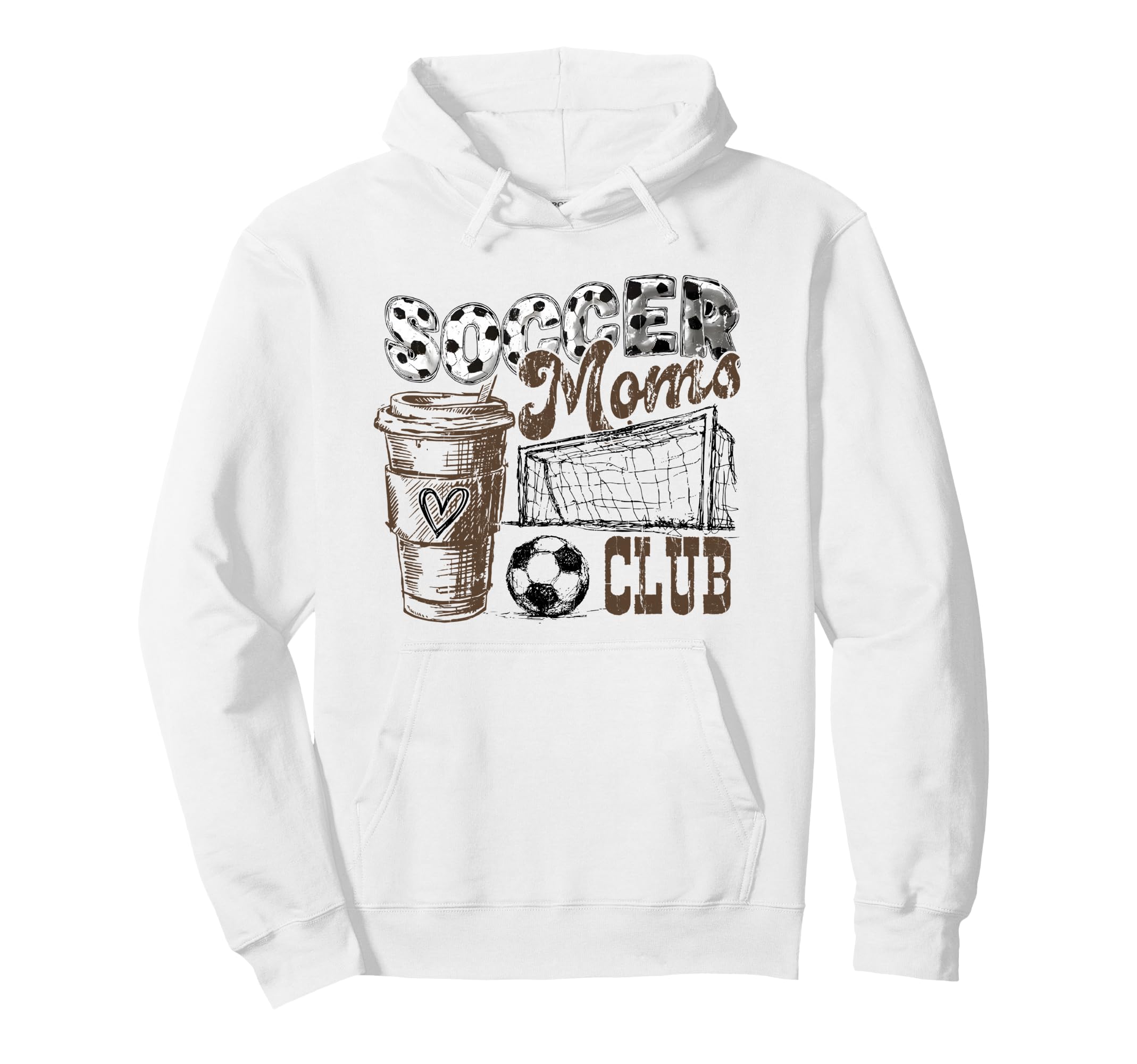 Soccer Moms Club Livin That Soccer Mom Hoodie - Aesthetic Graphic Unisex - T-Shirt, Sweatshirt, Hoodie