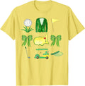 Coquette golf aesthetic tournament bows - Adult & Kids T-Shirts, Sweatshirts & Hoodies apparel design preview 1