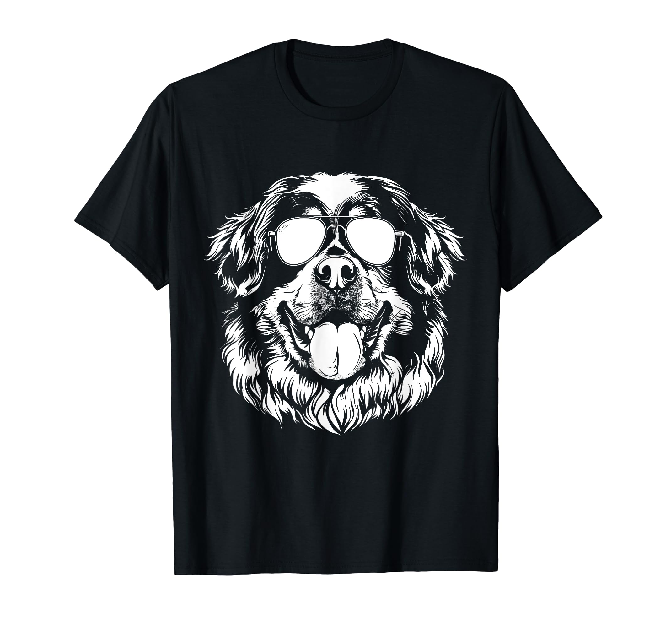 Bernese Mountain Dog Sunglasses T-Shirt - Casual Everyday Wear Unisex - T-Shirt, Sweatshirt, Hoodie