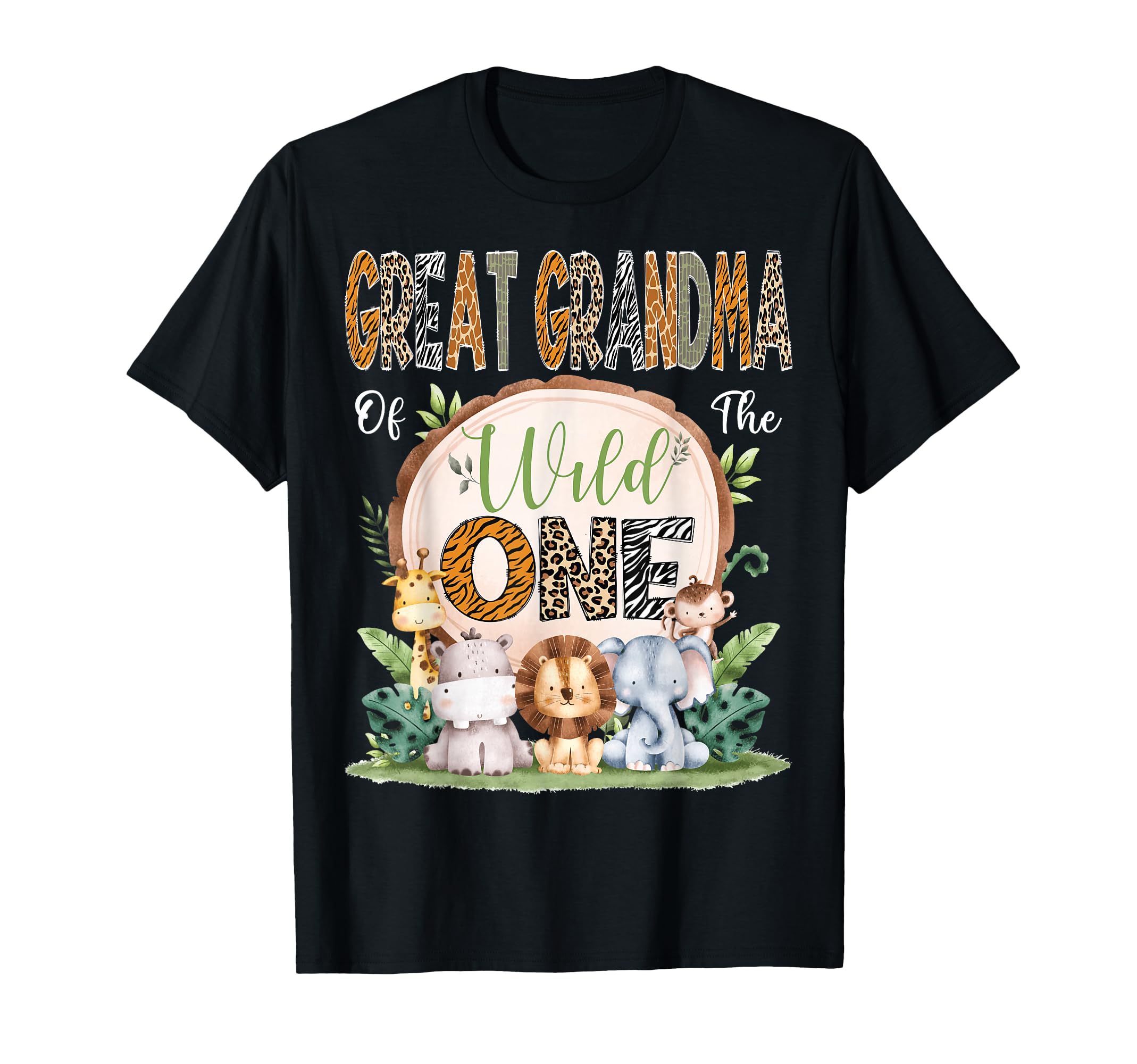 Great Grandma Wild One 1St Birthday T-Shirt - Minimalist Print Men Women - T-Shirt, Sweatshirt, Hoodie