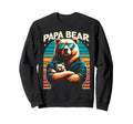 Papa Bear Funny Bears Animal Lover Dad Sweatshirt - Graphic Print Unisex - T-Shirt, Sweatshirt, Hoodie