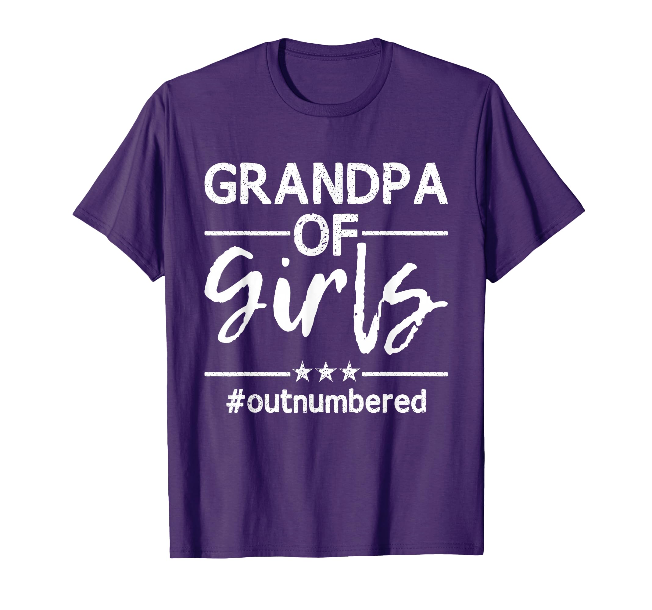 Grandpa Outnumbered Granddad Papa T-Shirt - Unique Graphic Unisex - T-Shirt, Sweatshirt, Hoodie