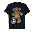Bear Soccer Player Soccer Sports T-Shirt - Graphic Print Men Women - T-Shirt, Sweatshirt, Hoodie