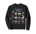 12 Days Music Teacher Musician Sweatshirt - Custom Art Print Men Women - T-Shirt, Sweatshirt, Hoodie