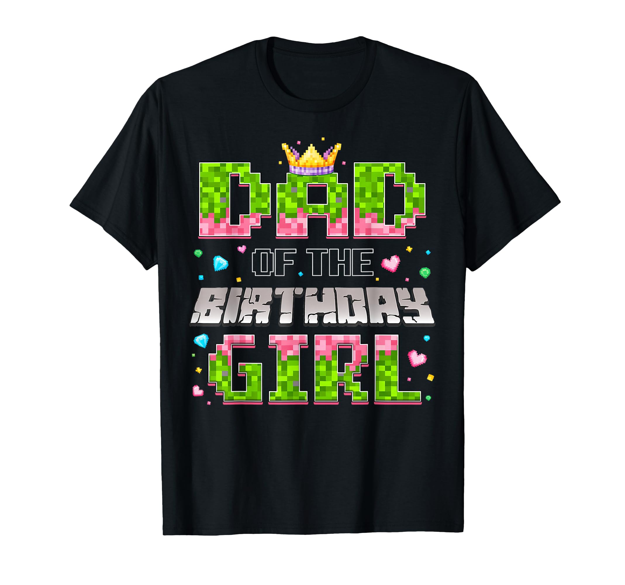 Dad Birthday Game Pixel Number T-Shirt - Graphic Print for Adults - T-Shirt, Sweatshirt, Hoodie