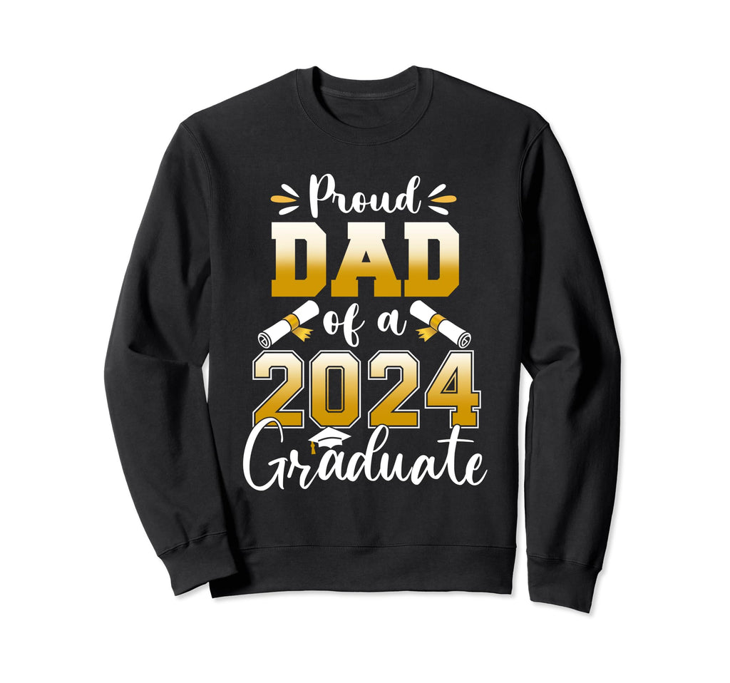 Daddy Senior 2024 Proud Dad Sweatshirt - Fun Novelty Design for Adults - T-Shirt, Sweatshirt, Hoodie