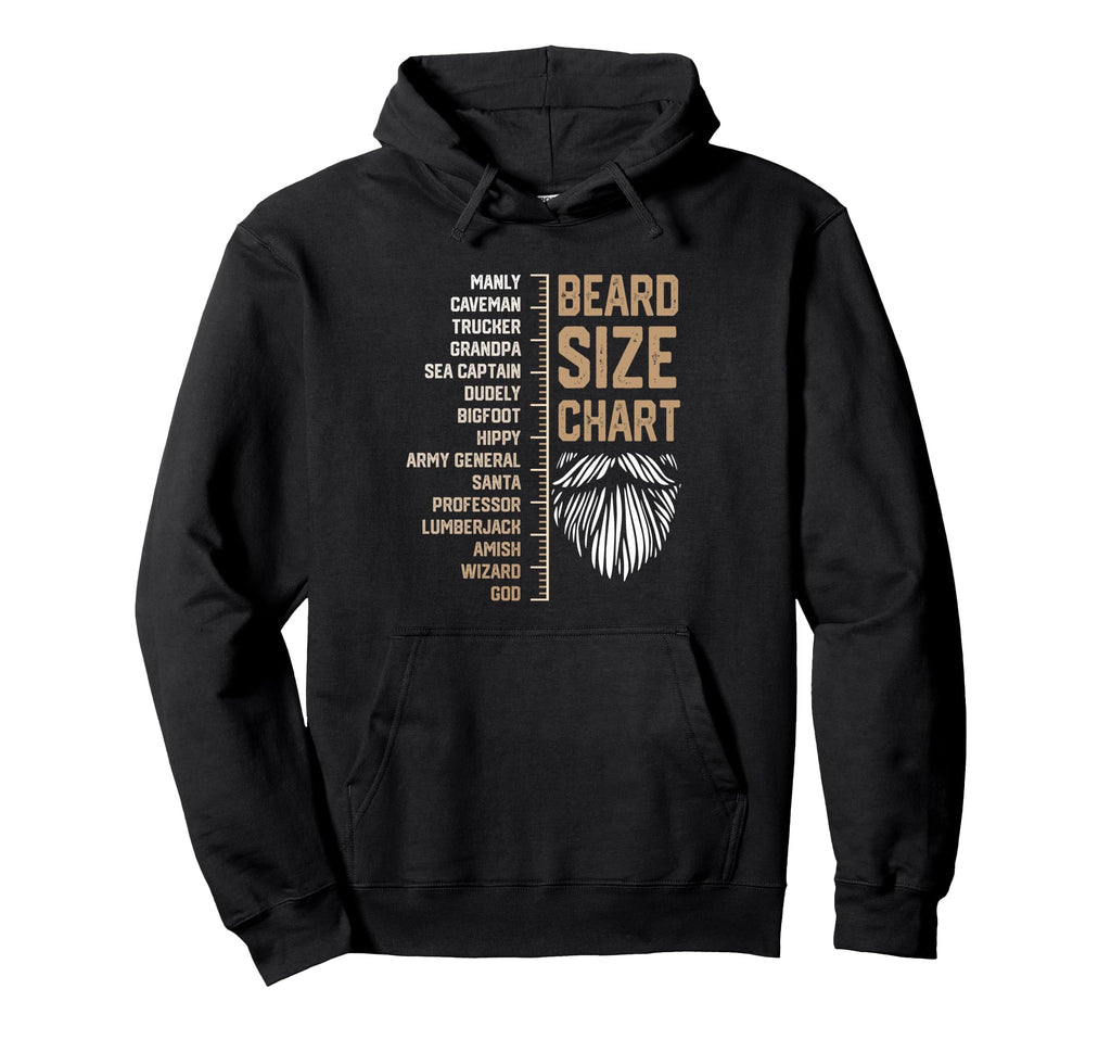 Beard Chart Funny Bearded Dad Beard Hoodie - Custom Art Print Men Women - T-Shirt, Sweatshirt, Hoodie