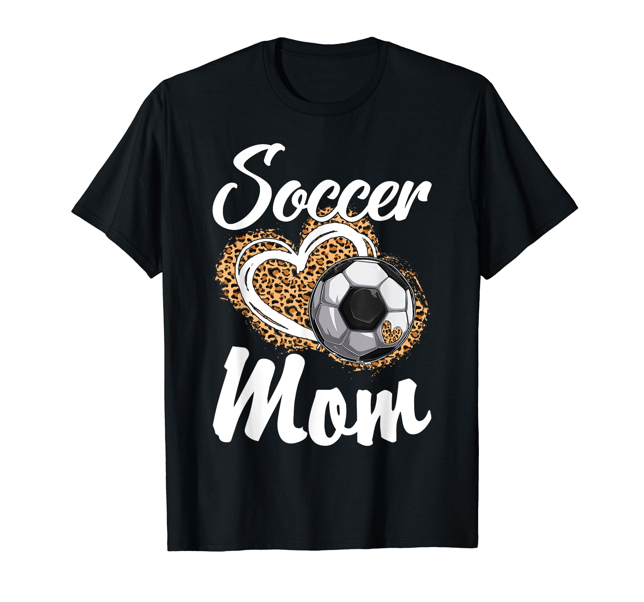 Soccer Mom Grandma Leopard Soccer Sport T-Shirt - Trendy Graphic Men Women - T-Shirt, Sweatshirt, Hoodie