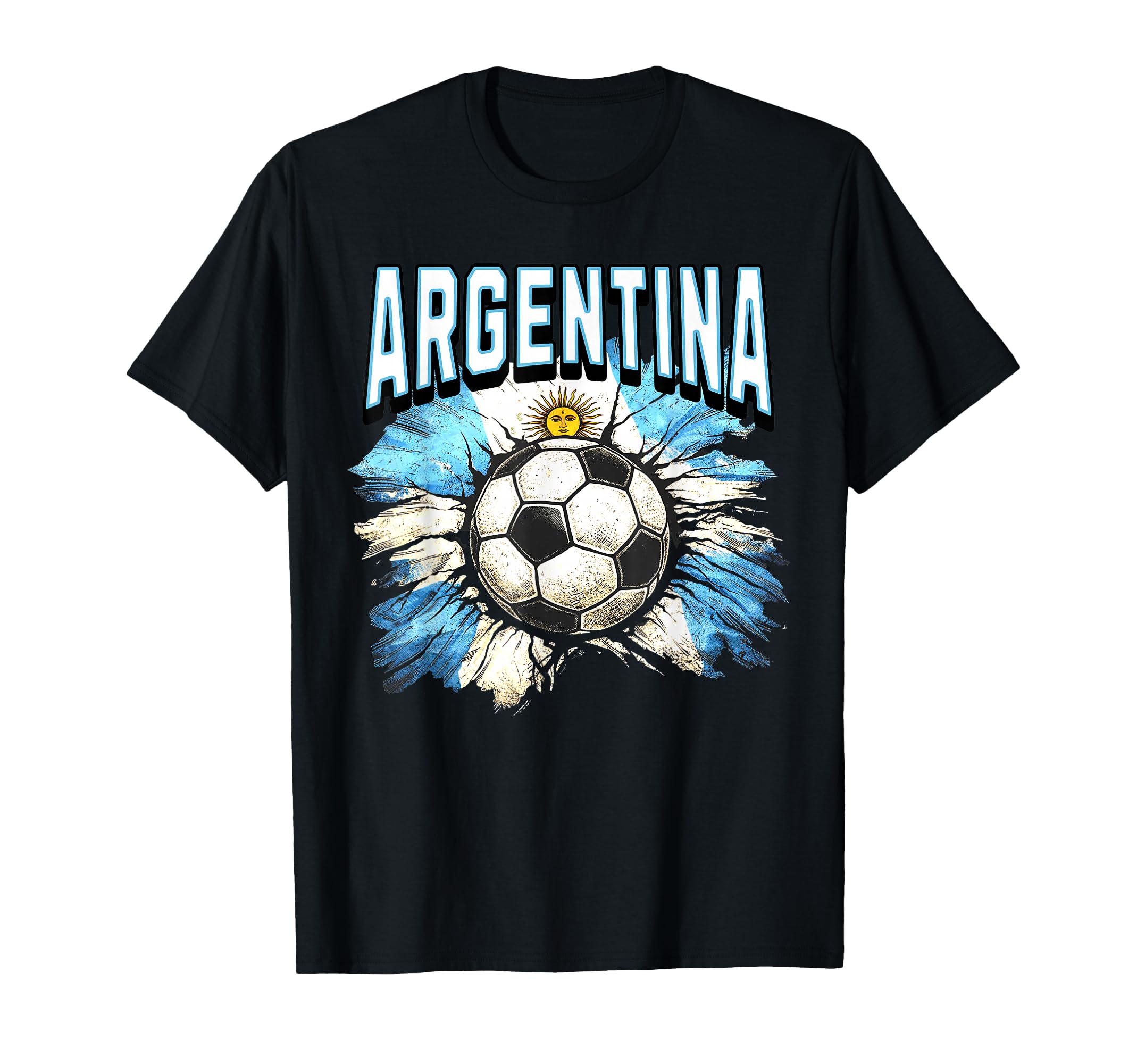 Argentina Flag Soccer Argentine Pride F T-Shirt - Unique Graphic Unisex - T-Shirt, Sweatshirt, Hoodie