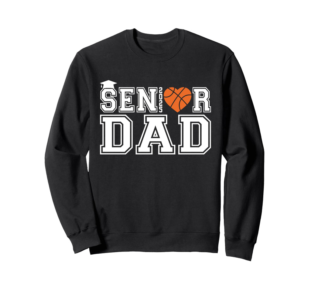 Proud Dad 2025 Senior Graduate Sweatshirt - Unique Graphic Unisex - T-Shirt, Sweatshirt, Hoodie