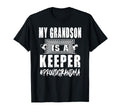 My Grandson Is Keeper Soccer T-Shirt - Novelty Apparel Men Women - T-Shirt, Sweatshirt, Hoodie