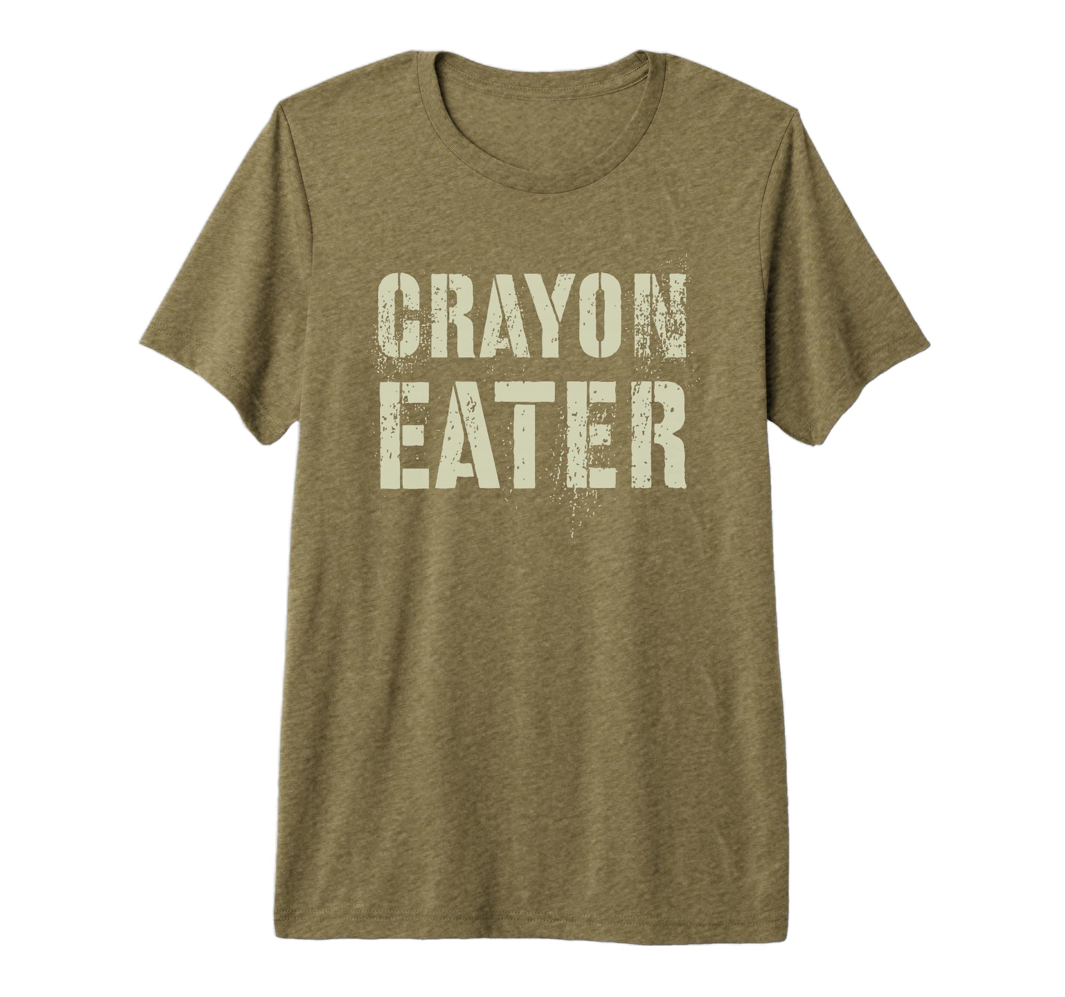 Funny Crayon Eater Proud Military T-Shirt - Streetwear Style for Adults - T-Shirt, Sweatshirt, Hoodie